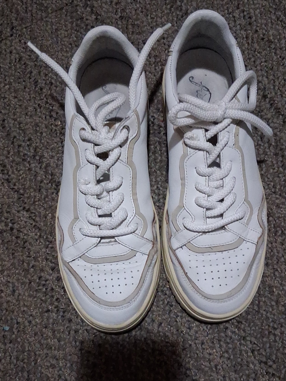 Free People White Athletic Sneakers